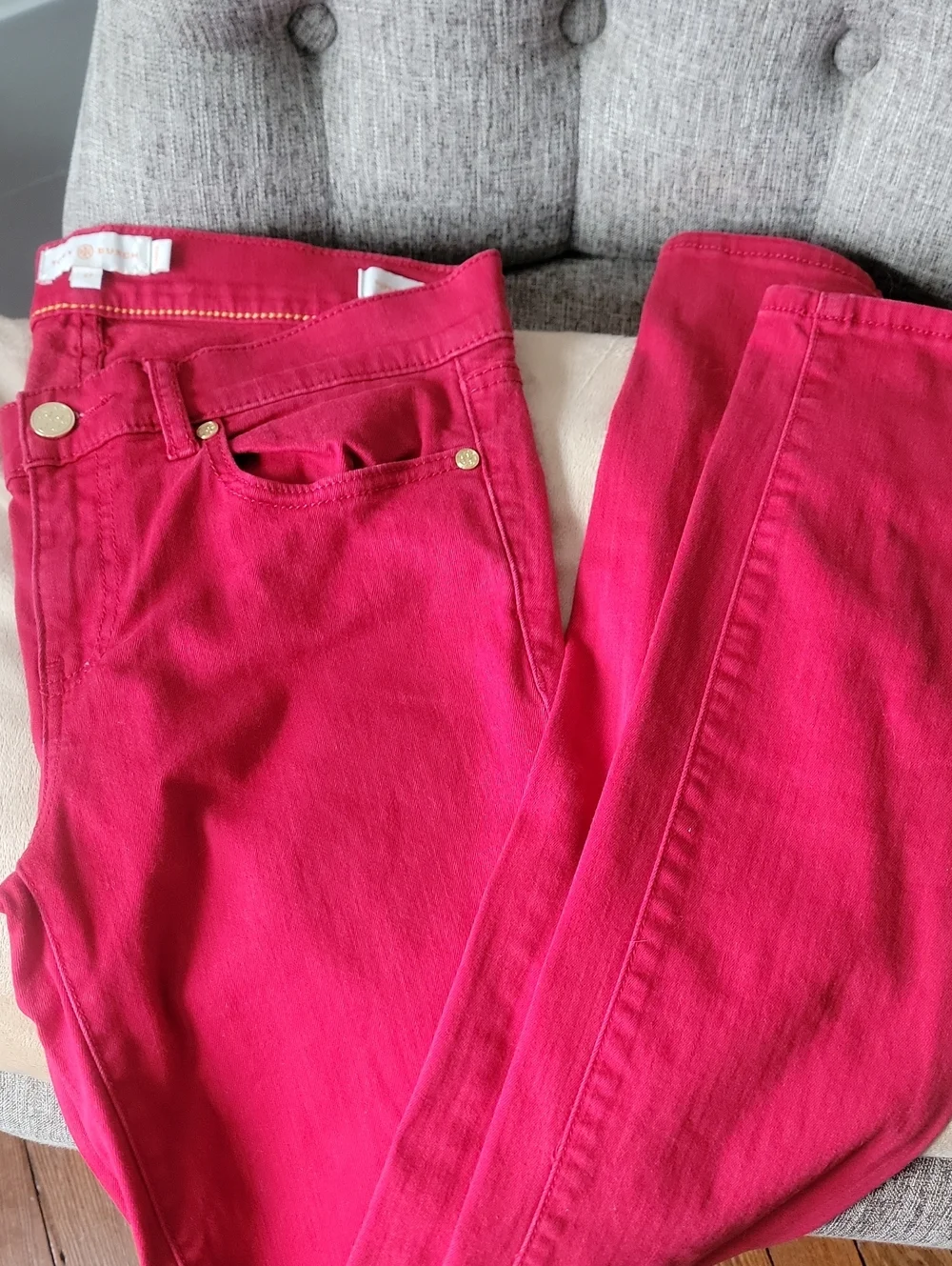 TORY Burch | women's colored slim fit pants